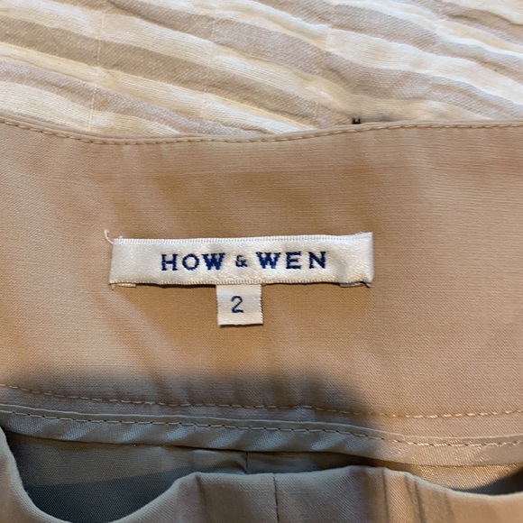 How & wen beige pencil skirt - Picture 3 of 3